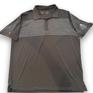 Antigua-apparel Men's Grey Polo